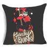 Luxuriöser 18'' Harley Quinn Joker Polyester-Kissenbezug für ultimative Heimdekoration