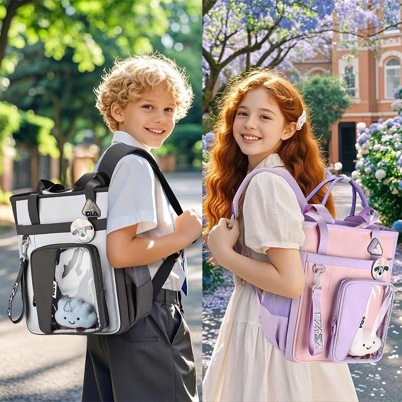 Lightweight Anime Ita Tote Backpack for Primary Students