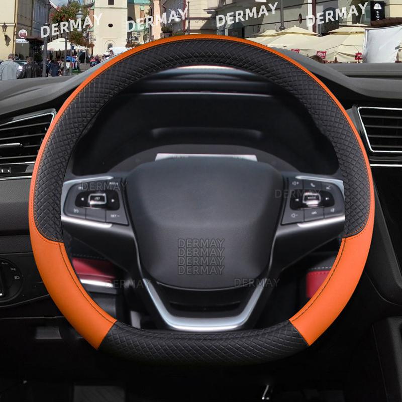 for Chery Tiggo 2 Tiggo 7 Tiggo 8 Pro Max Car Steering Wheel Cover 9 Colors PU Leather Non-slip Auto Accessories
