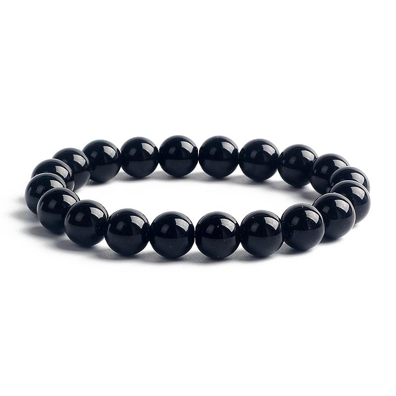 10MM Natural Stone Beads Bracelet Men 8MM Reiki Tiger Eye Agates Quartz Beaded Bracelets for Women Elastic Rope Handmade Jewelry