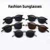 Unisex Retro Round Frame Sunglasses UV400 Protection Fashion Casual Outdoor Sports Driving Glasses for Men Women