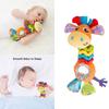 Mummabubba Soft Plush Giraffe Rattle Bell Teether Toy For Babies