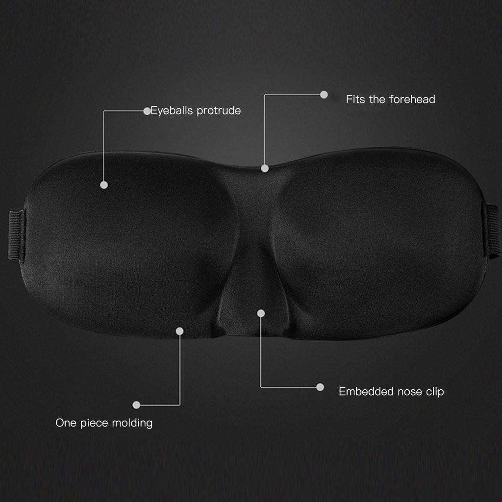 Eye Cover Light Blocking Breathable   Soft 3D Sleeping Eye Pad for Men Women