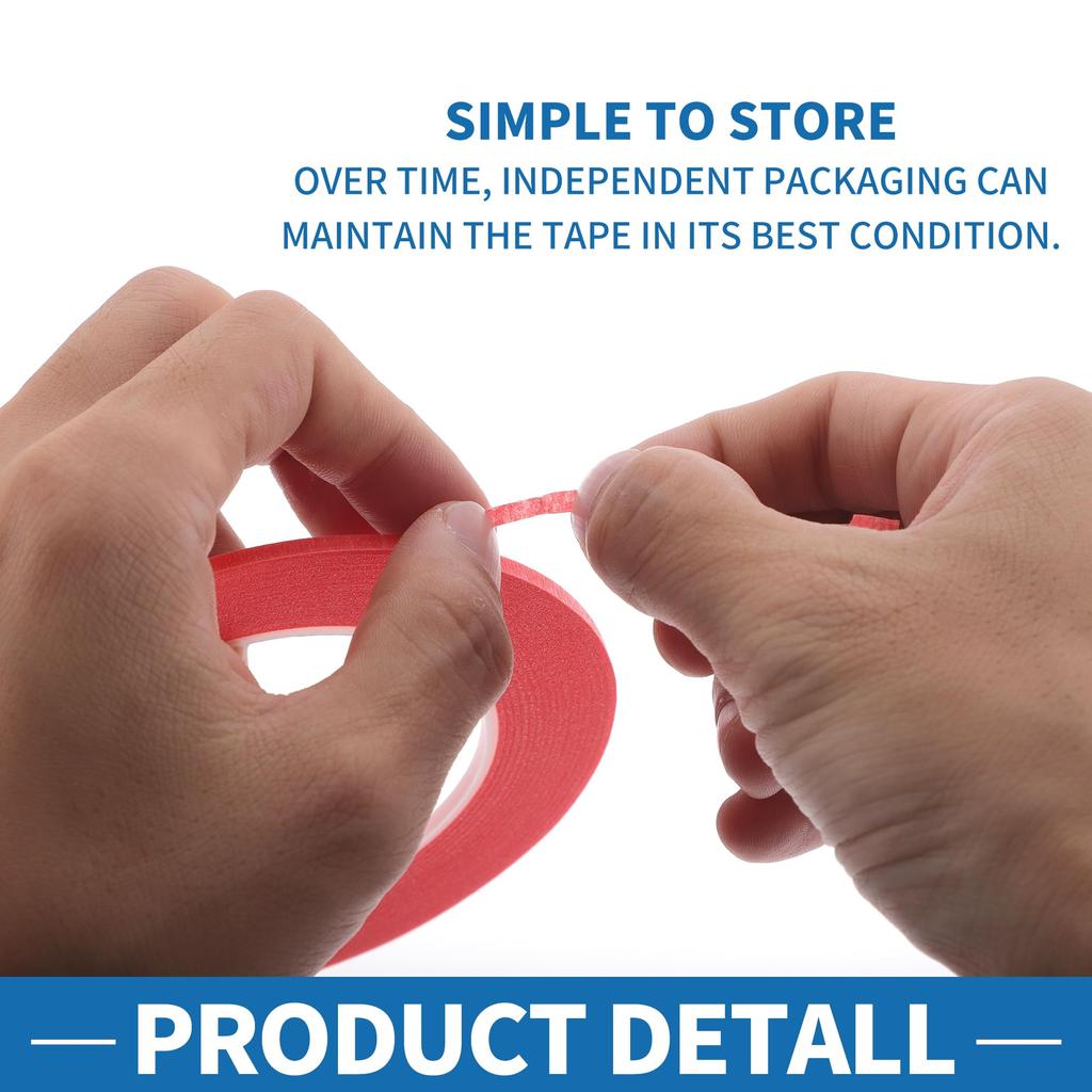 Taśma malarska ABSOPRO Łatwa do usunięcia, 0,1" x 18,9" (48m), Taśma Maskująca Master, Różowa