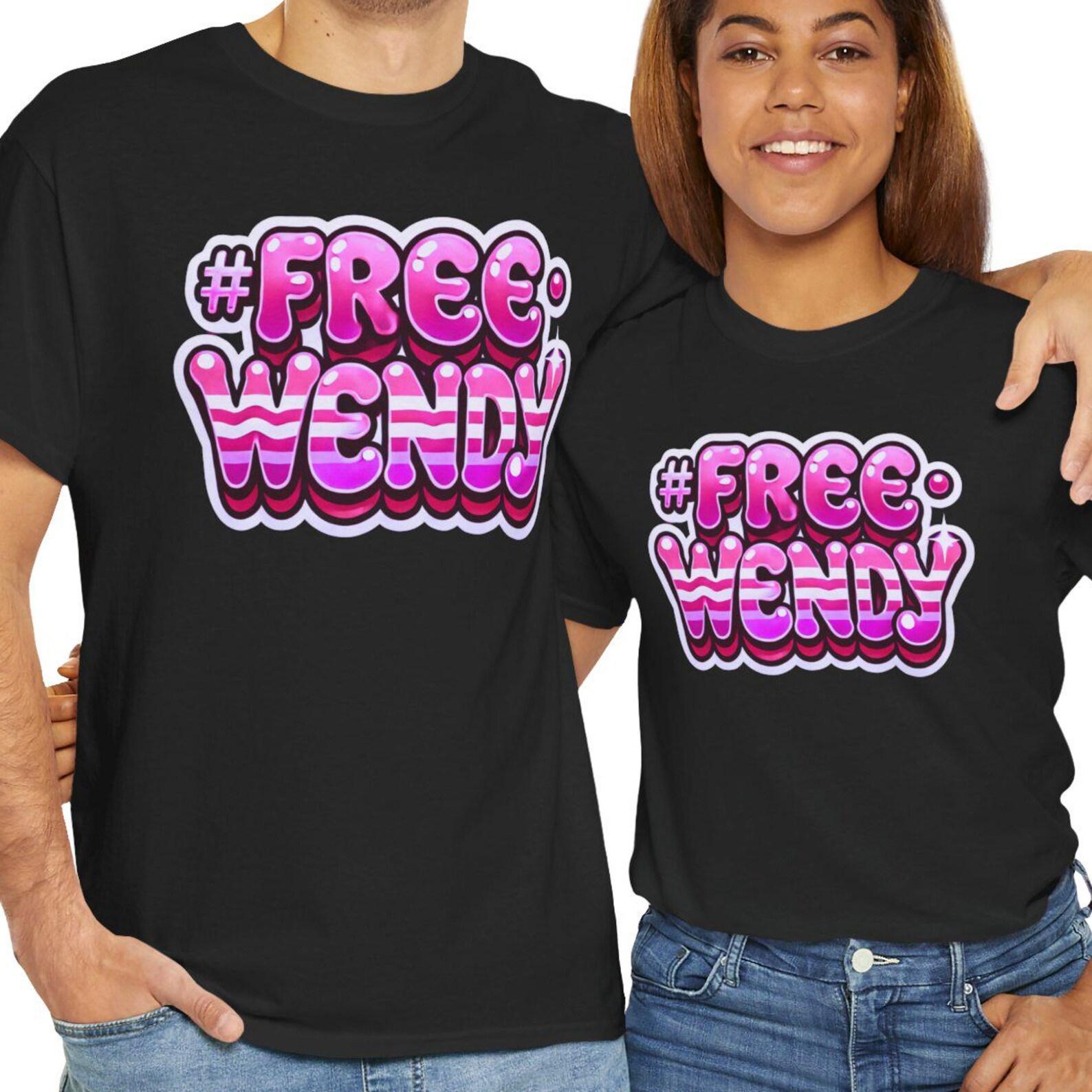 FREE WENDY Cotton Tee, Wendy Williams T-Shirt, Wendy Protest, Pop Culture Gift, Wendy Williams Fan Gift, Conservatorship, #FreeWendy 3XL
