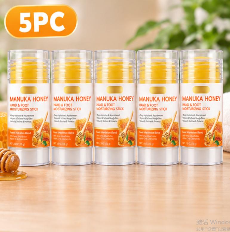 Manuka Honing Hand- en Voetverzorgingsstick Hydraterend Niet-plakkerig Hand- en Voet Gladmakende Verzorgingscrème 40g