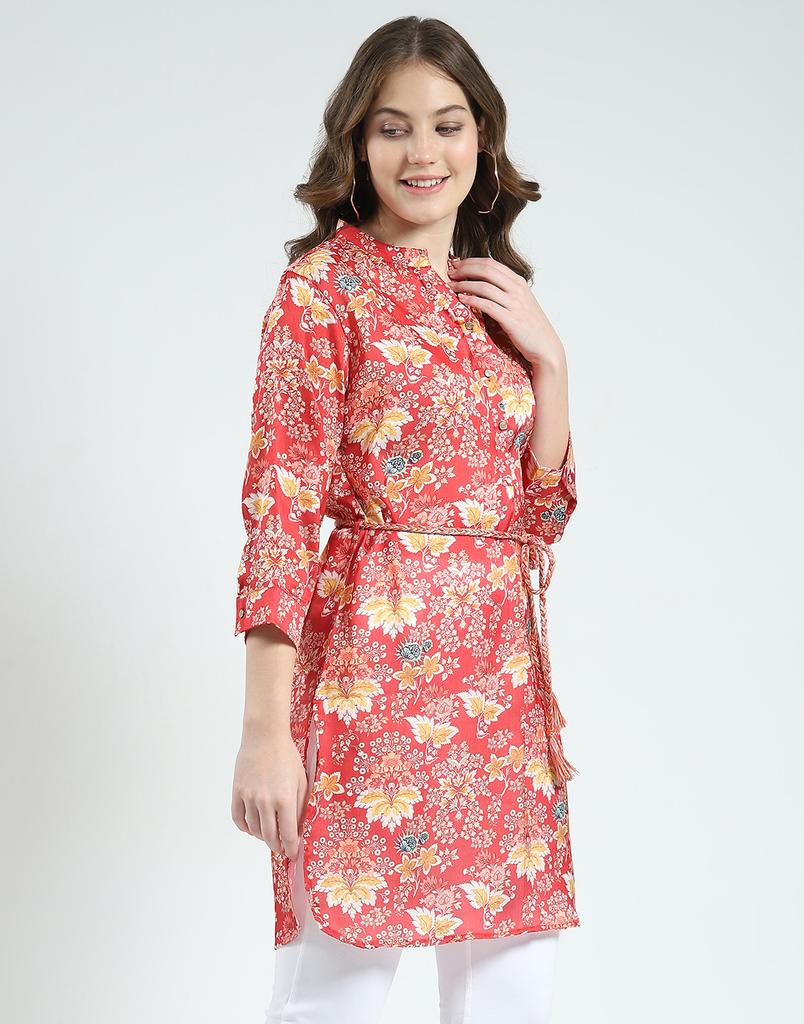 Monte Carlo Women's Printed Round Neck Tunic