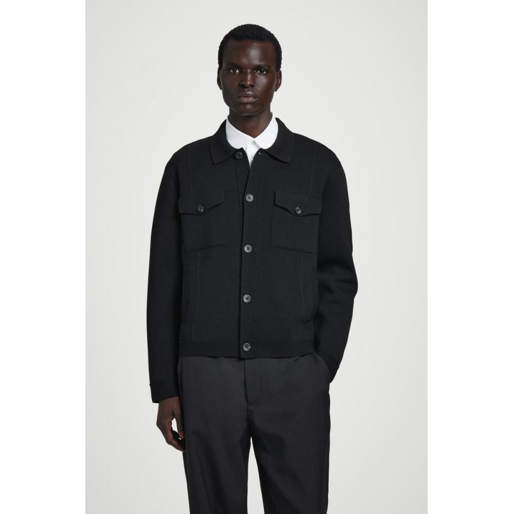 

Куртка дальнобойщика из трикотажной шерсти COS Japan Milano