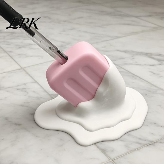 Unique Desk Decor Cute Melting Popsicle Pen Holder, Decorative Stationery Organizer, Desktop Ornament Durable PLA Container for Office And School