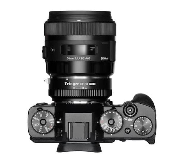 Fringer Smart Mount Adapter EF Mount Lens Fujifilm X Mount with Electronic Contacts and Aperture Ring II FR-FX2 (Canon Conversion) (PRO Version)