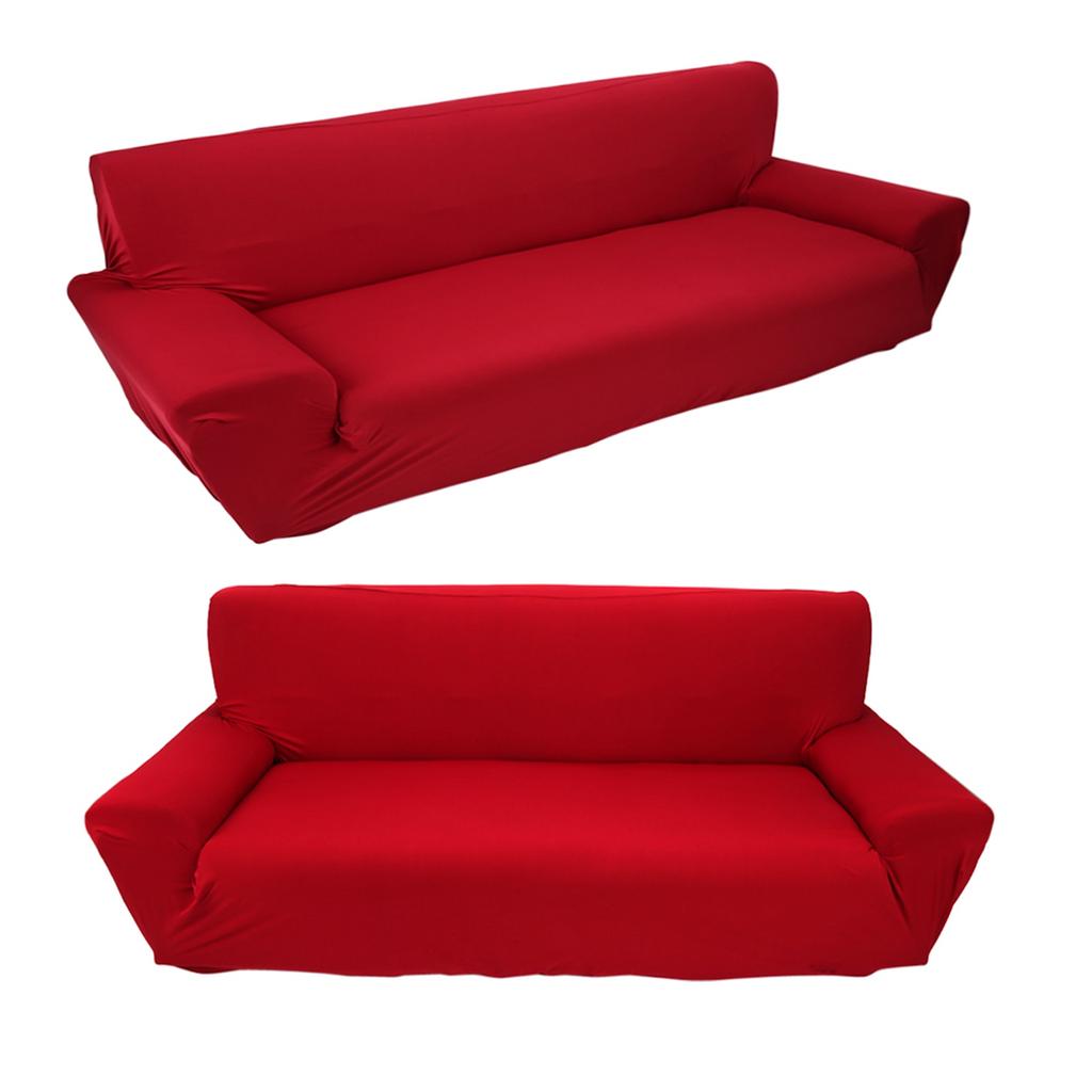 7 Solid Colors 3 Seater Household Stretch Elastic Sofa Couch Protective Slipcover Hot Sale