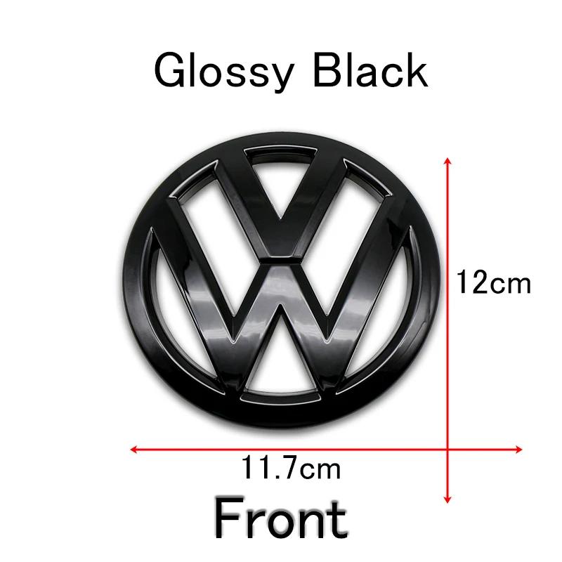 

120mm 110mm Car Logo Emblem Hood Front Rear Tail Mark Rear Badge Replacement Accessories 6R0 853 600A For Polo 2011 2012 2013