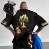 2026 New Summer Dragon Ball Goku Cotton Back Print Vintage Oversized Casual Unisex TShirt for DBZ Fans Loose Streetwear Y2k