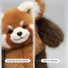 Red  Bear Plush Toy | Rare Collectible | Animal Series: Red Bear