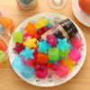 Cooking Dessert 3D Stars Shaped Plastic DIY Square Ice Cube Bar Tool Simulation Ice Cooling Tool