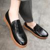 9606 Loafers Men's Summer Casual Leather Shoes Comfortable and Breathable Doudou Shoes