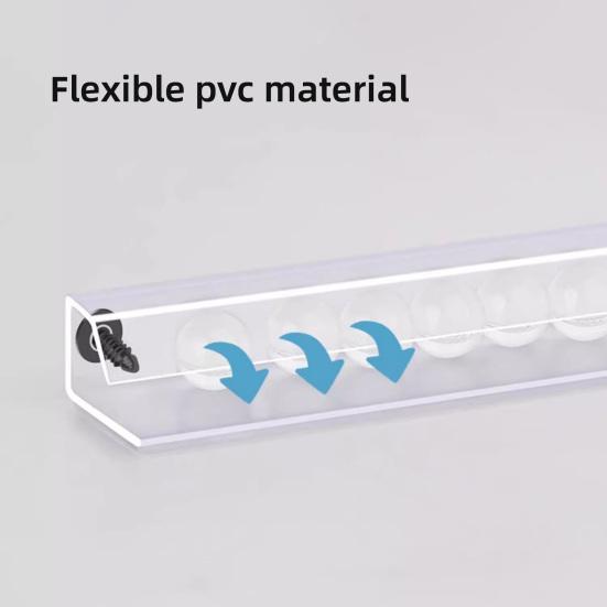 Aluminum Slide Check Rack with Pen Slot And Receipt Holder Spikes Sliding Inspection Rack Bills Ticket Orders Organizer for Restaurants Offices Cafes