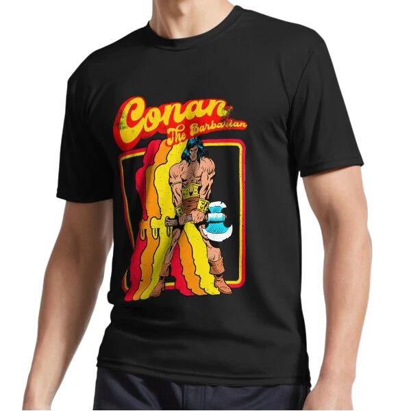 

New Conan T-ShirtRetro Conan The Barbarian Logo T-Shirt Funny Size S to 5XL 3XL