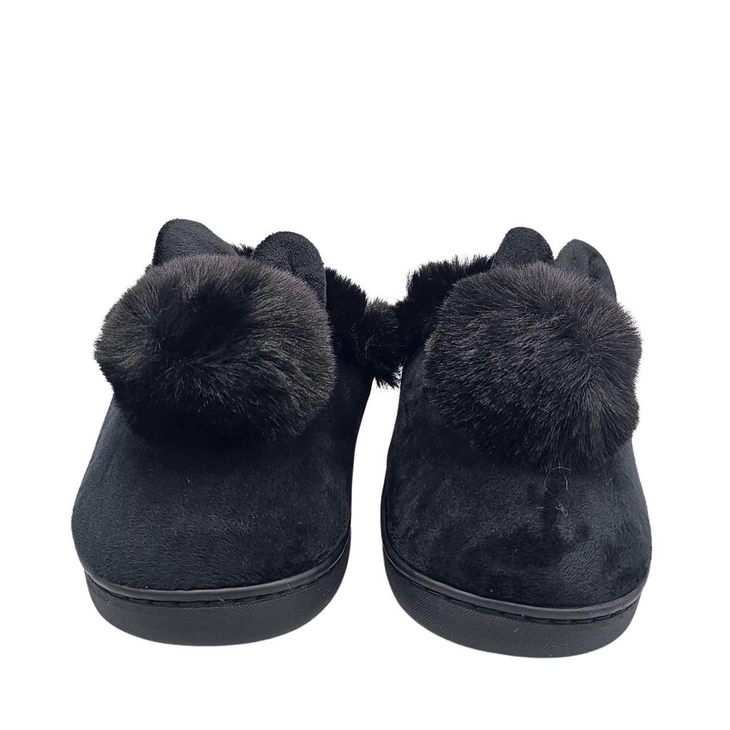 Winter Home Slippers With Ears Children Women's Warm Slippers S.38-39