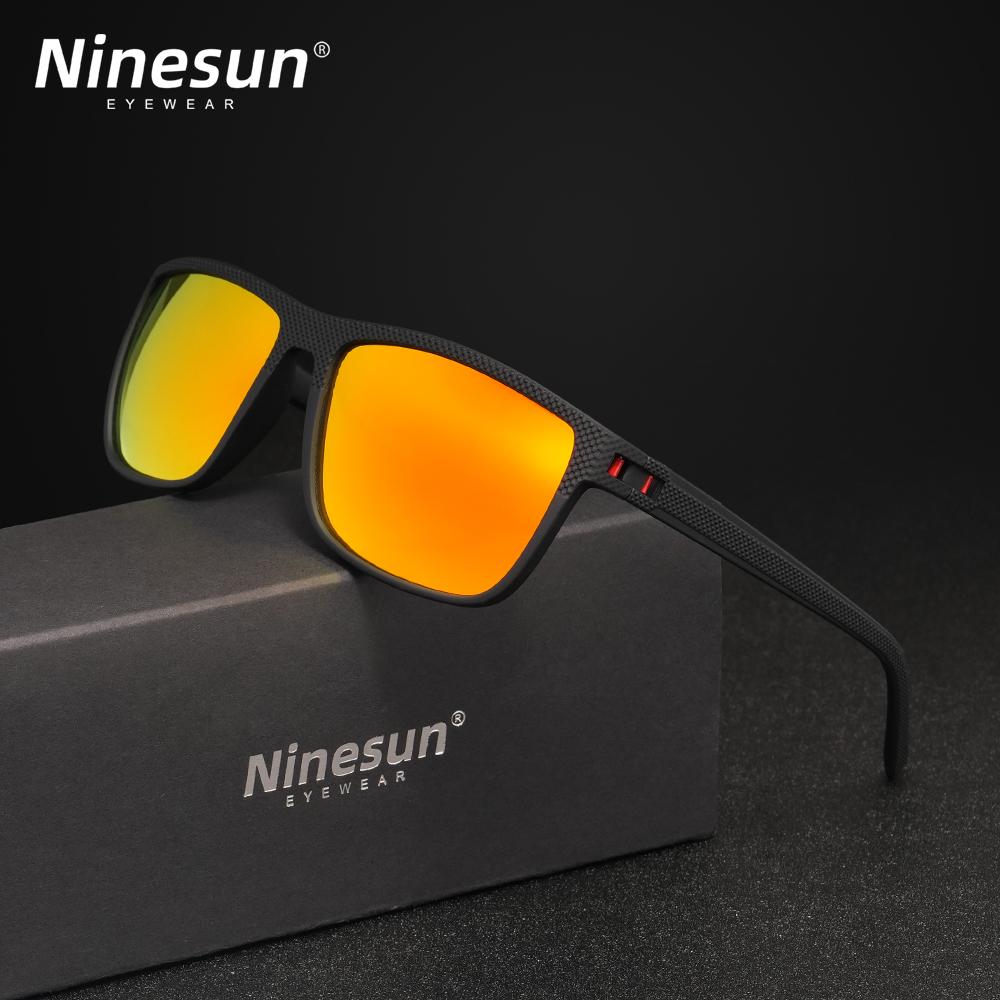 NINESUN New Fashion Men/Women Sunglasses Classic Mirror Lens Polarized UV400 Glasses Large Frame High Quality Driving Eyewear