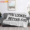 You Looked Better On Instagram Colours Ultra-Soft Blanket Quilt Winter Sofa Cover Bed Covers
