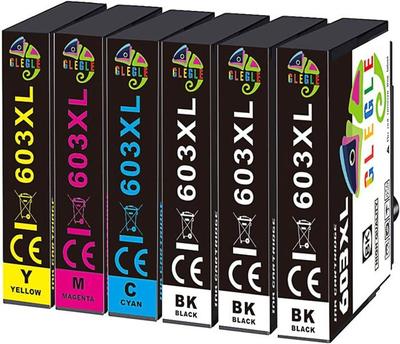 Compatible Ink Cartridge - Epson - 603XL - Multipack of 6 - Black, Cyan, Magenta - 500 Pages