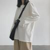 Autumn 2025 Women's White Long-Sleeve Korean Style Bottoming T-Shirt