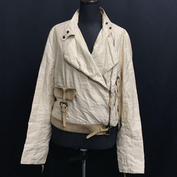 

Ermanno Scervino Double Riders Jacket Italy Women’s L Beige Jumper