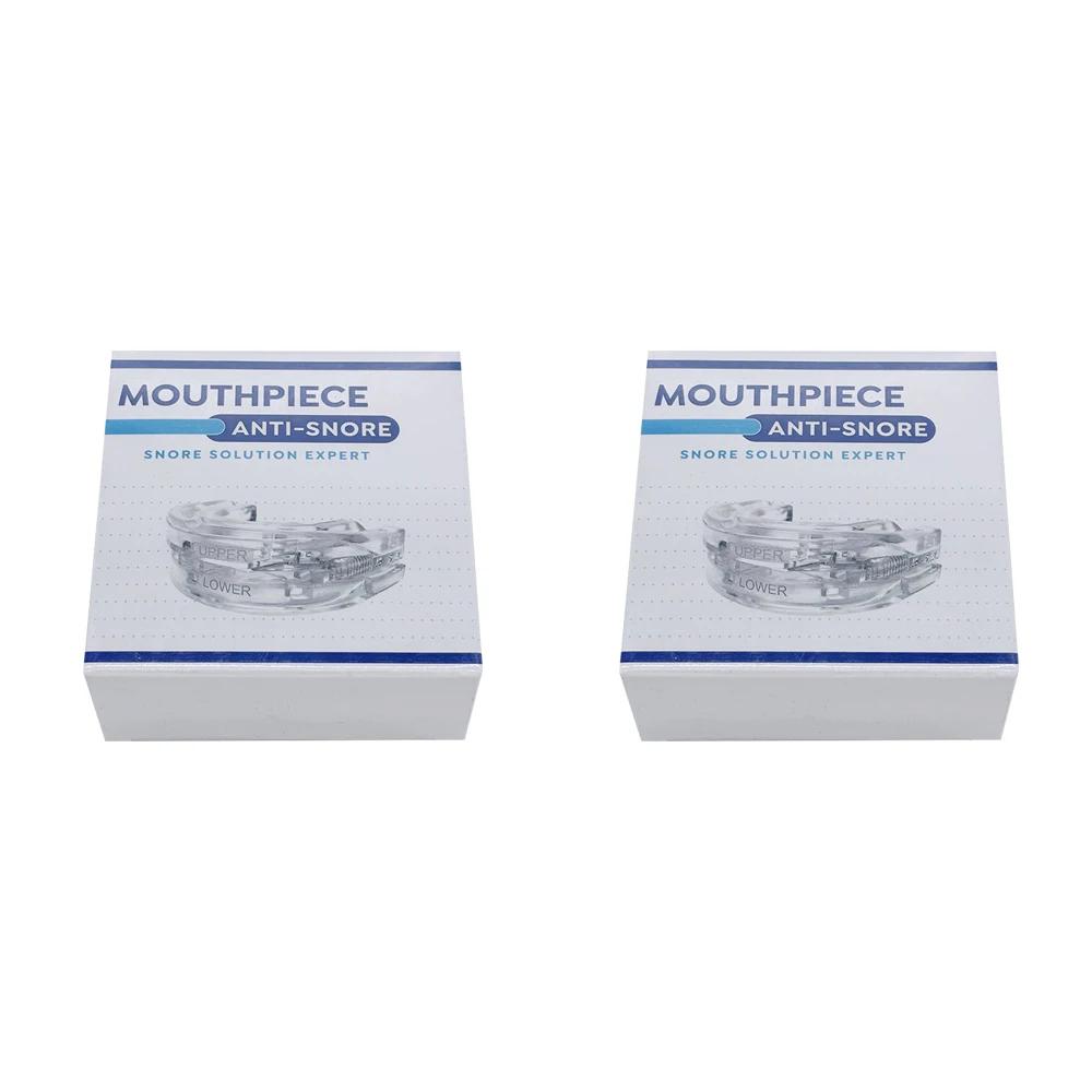 Langlebige und sichere 1/2/3/4/5 Stück Anti-Schnarch-Zahn-Bruxismus-Beißschiene Verbessert Schlaf Zähneknirschen Schlaf und Apnoe Schnarchgerät Stoppt Schnarchen