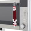 1pc Door Pull Gloves Christmas Decoration Practical Kitchen Appliance Handle Covers for New Year Christmas Microwave Fridge Oven