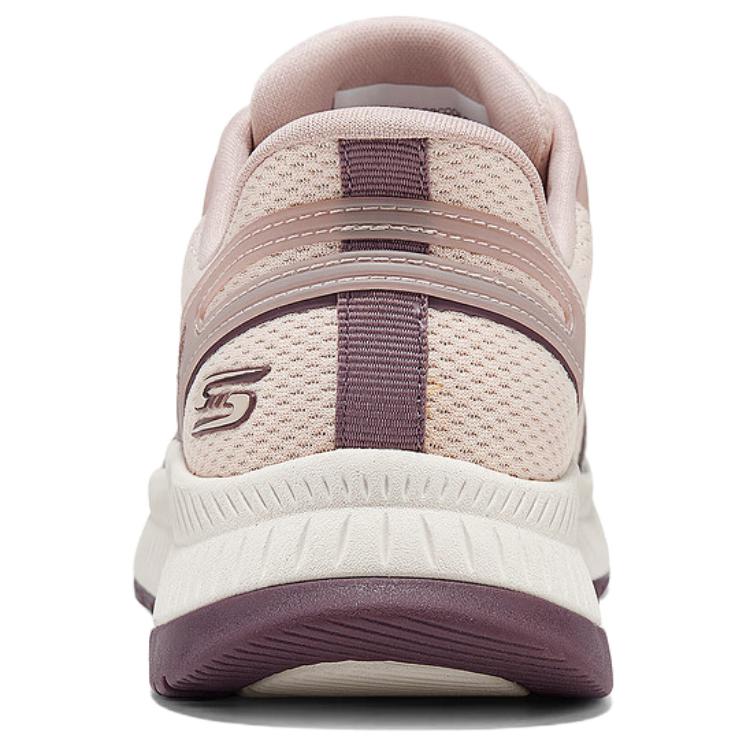 Skechers Scarpe Casual Versatili Comode in Tessuto con Lacci Basse Sneakers da Donna Rosa 117741-PKMT