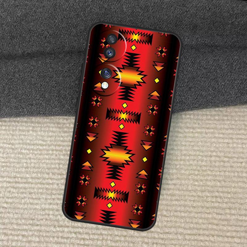 Navajo-Print-Muster Hülle für Honor Magic 7 5 6 Lite Honor 50 70 90 Lite 200 Pro X8b X9a X8a X8 X9 X9c X9b Abdeckung