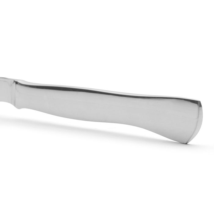 Couteau à Steak - Inox - Monobloc - Lame Crantée - Compatible Lave-Vaisselle - Confort Optimal