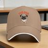 Fathers Day Baseball Cap Pug Dad Outdoor Gym Sun Visor Trucker Hat Couple Women Streetwear Custom Logo Baseball Caps
