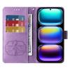 For Infinix Hot 50 Pro+ 4G Leather Case Butterfly Floral Imprint Wallet Stand Cover