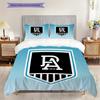 Set Copripiumino Trapuntato Port Adelaide Federa Decorazione per la Casa Regalo di Compleanno (1 * copripiumino + 2 * federa, senza nucleo)