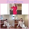 Women Ice Silk Sleep Dress With V Neck Sleeveless Design For Home Comforts