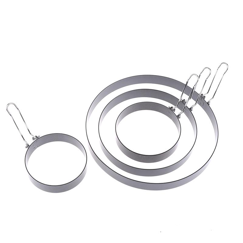 9/10/15/20Cm Pancake Ring Mold Metal Fried Egg Shaper Non Stick Egg Cooking Ring