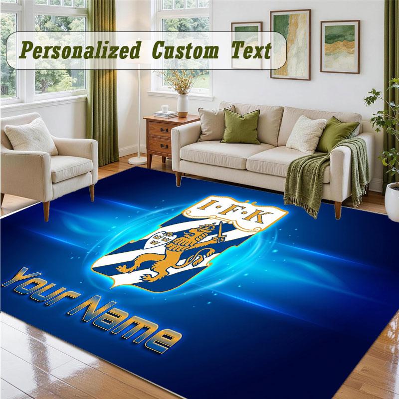 Crystal Velvet Square Rug Custom Nameifk göteborg Pattern Non Slip Home Floor Decor Rug