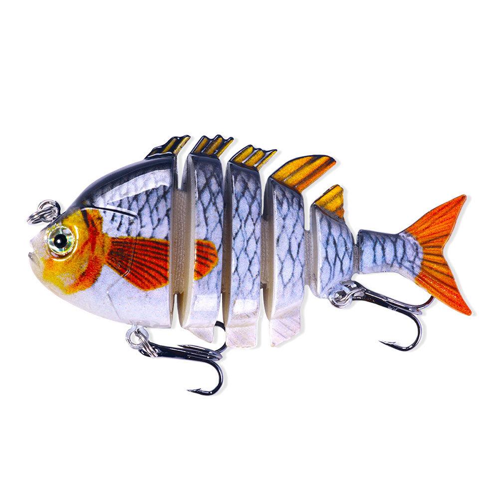 Fishing Lures Multi Jointed Swimbait Crank Bait Slow Sinking Bionic Artificial Bait Freshwater Saltwater Trout Bass Fishing Acce