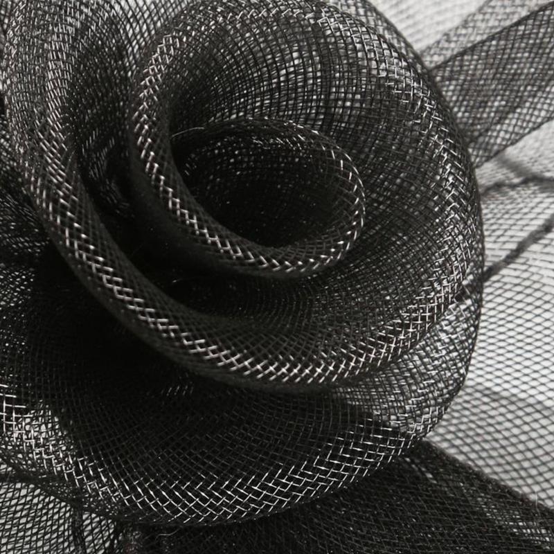 Vintage Mesh Flower Hairband Hair Accessory For Bride Parties With Bendable Band And Comfortable Headbands Design
