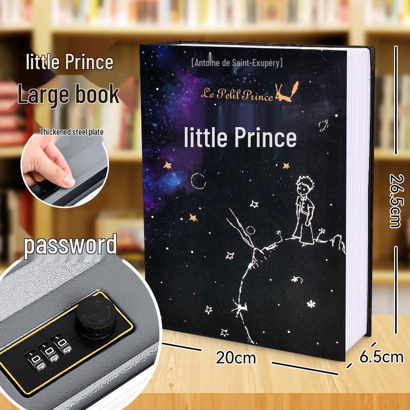 Creative Iron Book Safe: Password Protected Money Storage Box for Home or Office.