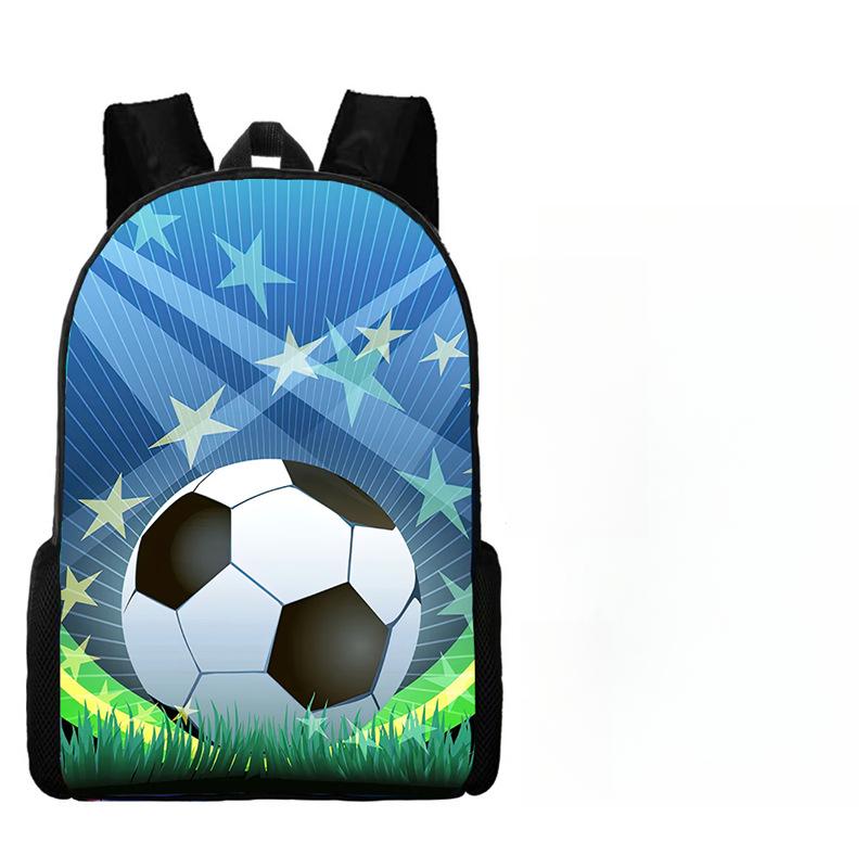 İlk ve Ortaokul Çocukları Erkek ve Kız Çocuklar için Futbol Okul Çantası Çift Omuz ve Sırt
