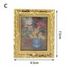 1:12 Dollhouse Miniature Oil Painting Decoration Dollhouse Accessories Painting