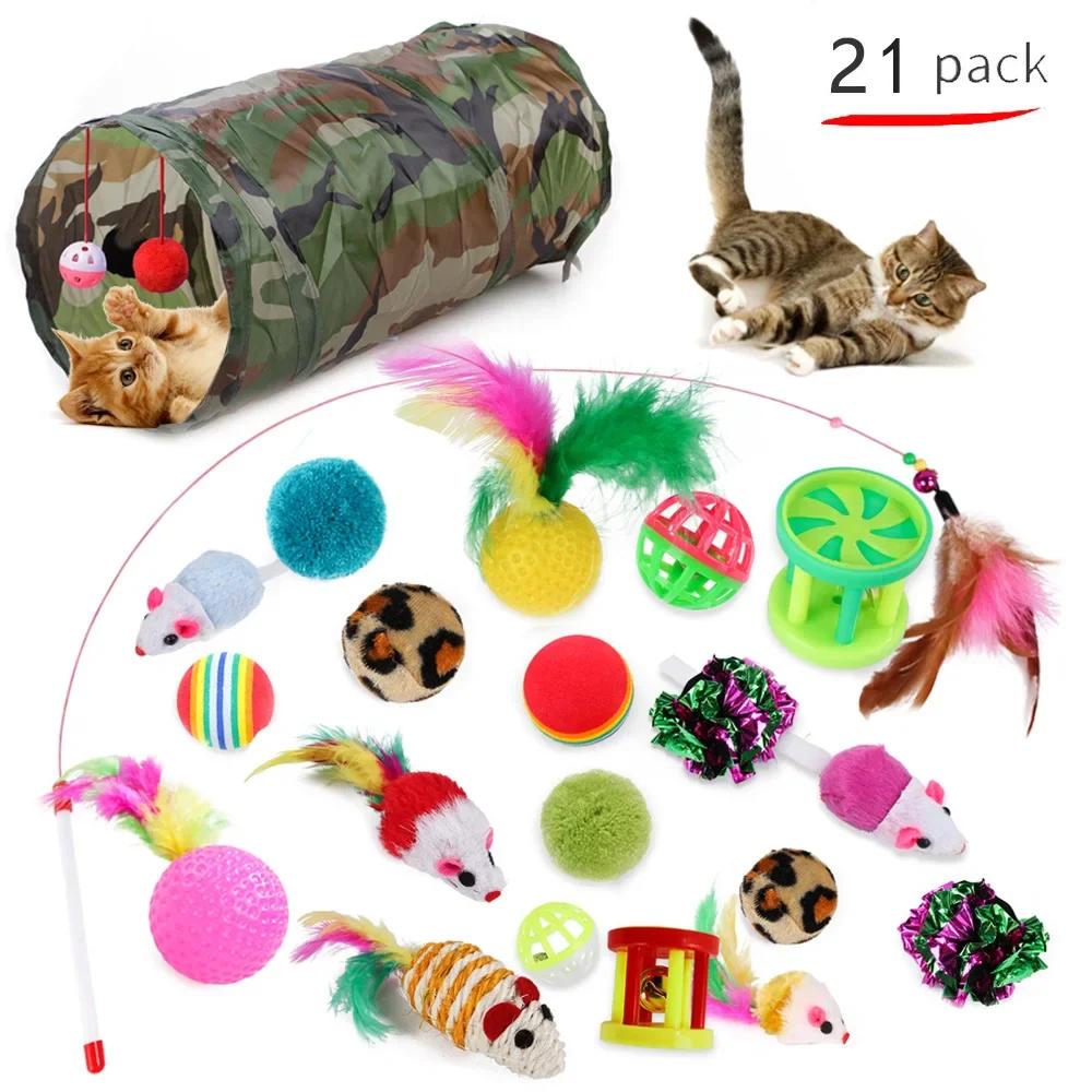 Katzenspielzeug, Bälle in Mausform, faltbar, für Katzen und Kätzchen, Spieltunnel, Chat, lustiges Katzenzelt, Mauszubehör, Simulationsfisch, Katzenzubehör