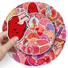 50 Human Organ Graffiti Stickers Cartoon Stickers Decorative Mobile Phone Case Suitcase Stickers