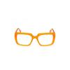 Lunettes De Vue Guess GU50152 53/20/145 044 Orange/monocolor INJECTED FRAMES UNISEX Guess GU50152 Orange/monocolor Eye Glasses 53 20
