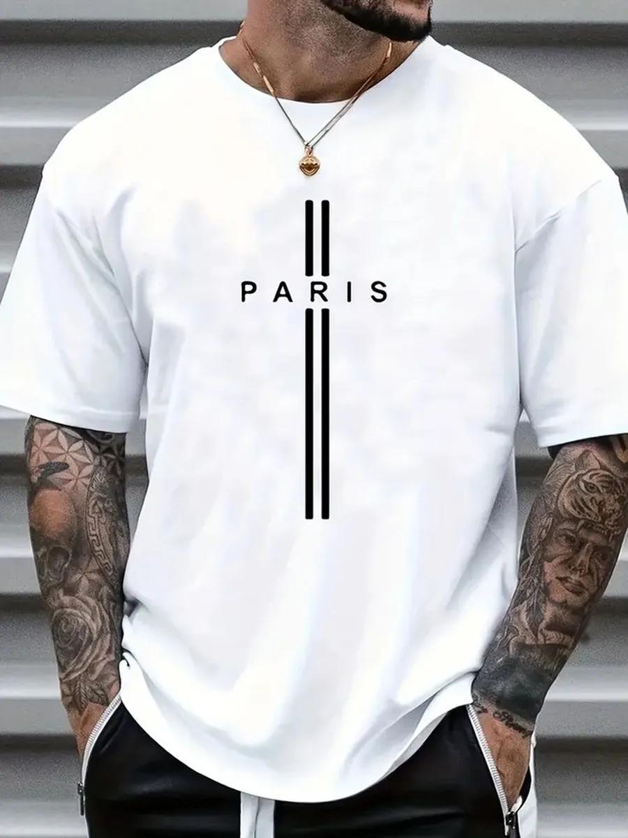 T-shirt with Paris print S