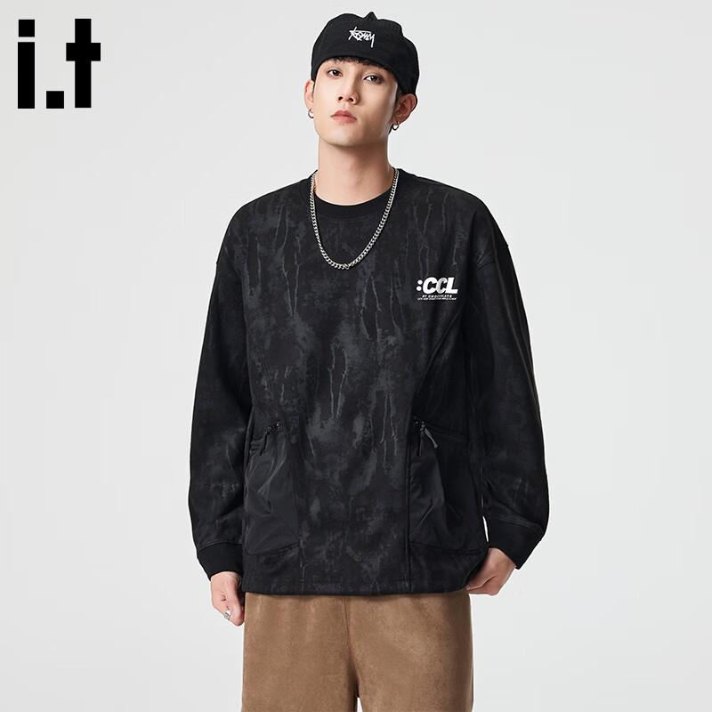 :CHOCOOLATE Men s Retro Loose Fit Heavyweight Sweatshirt XL