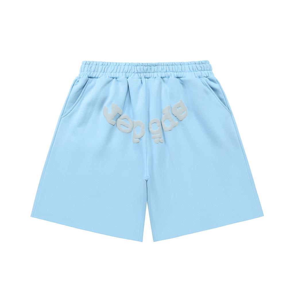 Summer New Sp555der European and American Trendy Brand High Street Spider Letter Loose Sports Shorts Men's and Women's Five-point Pants